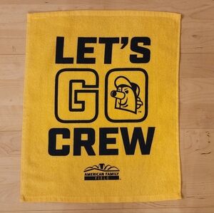 Milwaukee Brewers "Let's Go Crew" Playoff Rally Towel